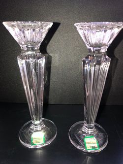Crystal Candlestick Holders