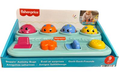 Fisher-Price Brilliant Basics Boppin' Activity Bugs, Pop-Up Infant Toy Development Academic