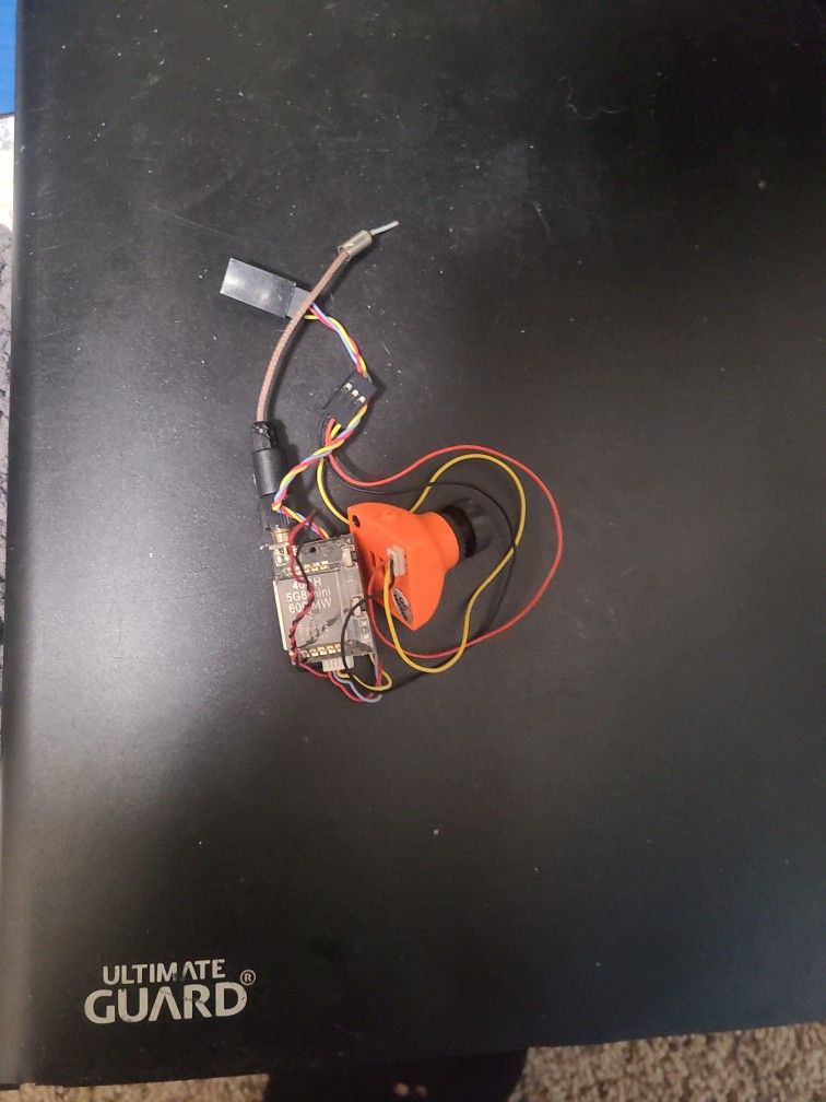 Use FPV Camera+transmitter  (Works)