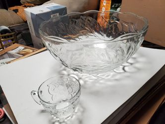 Glass Punch Bowl