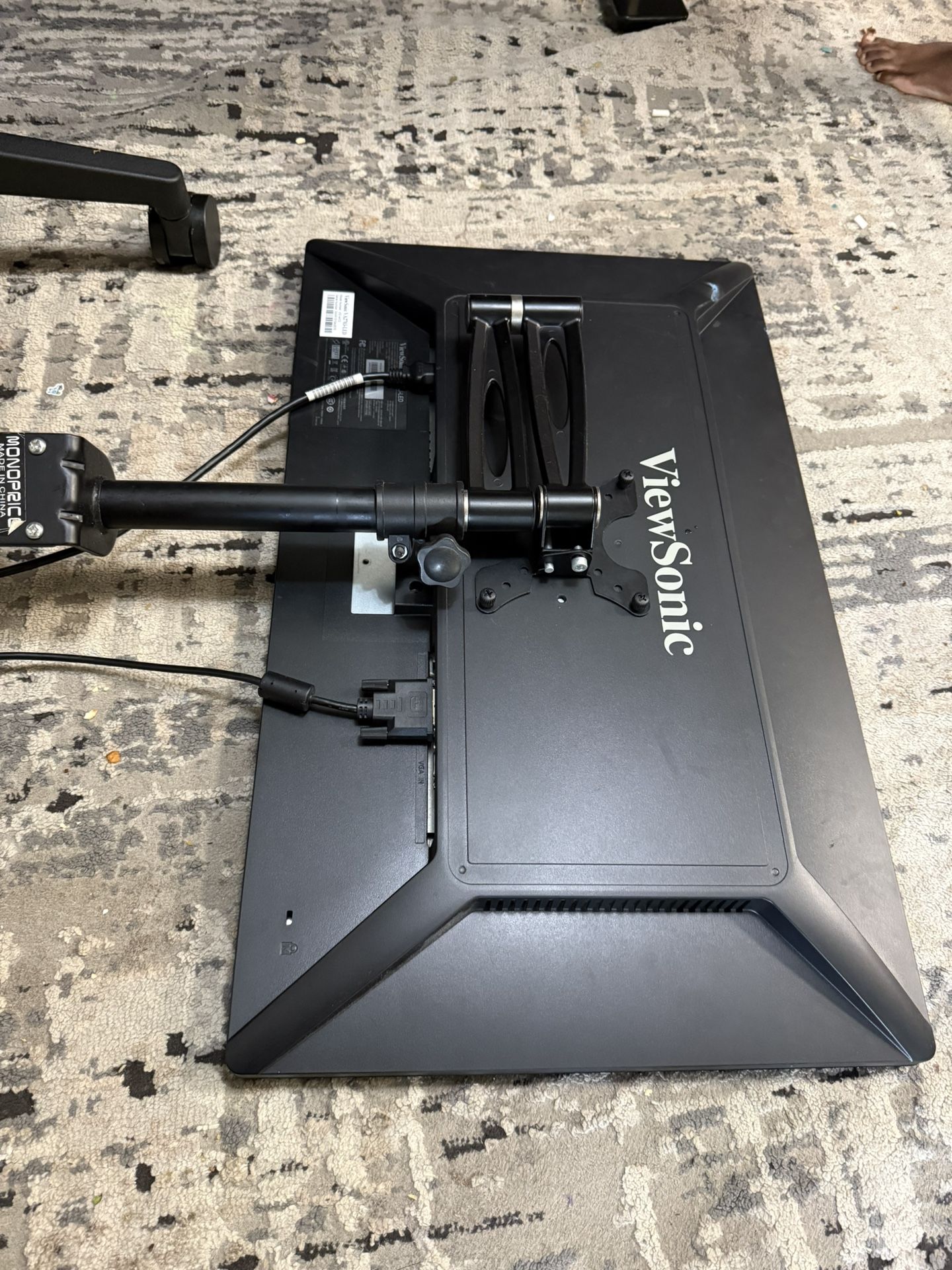 View sonic 27inch LED Monitor With ARM