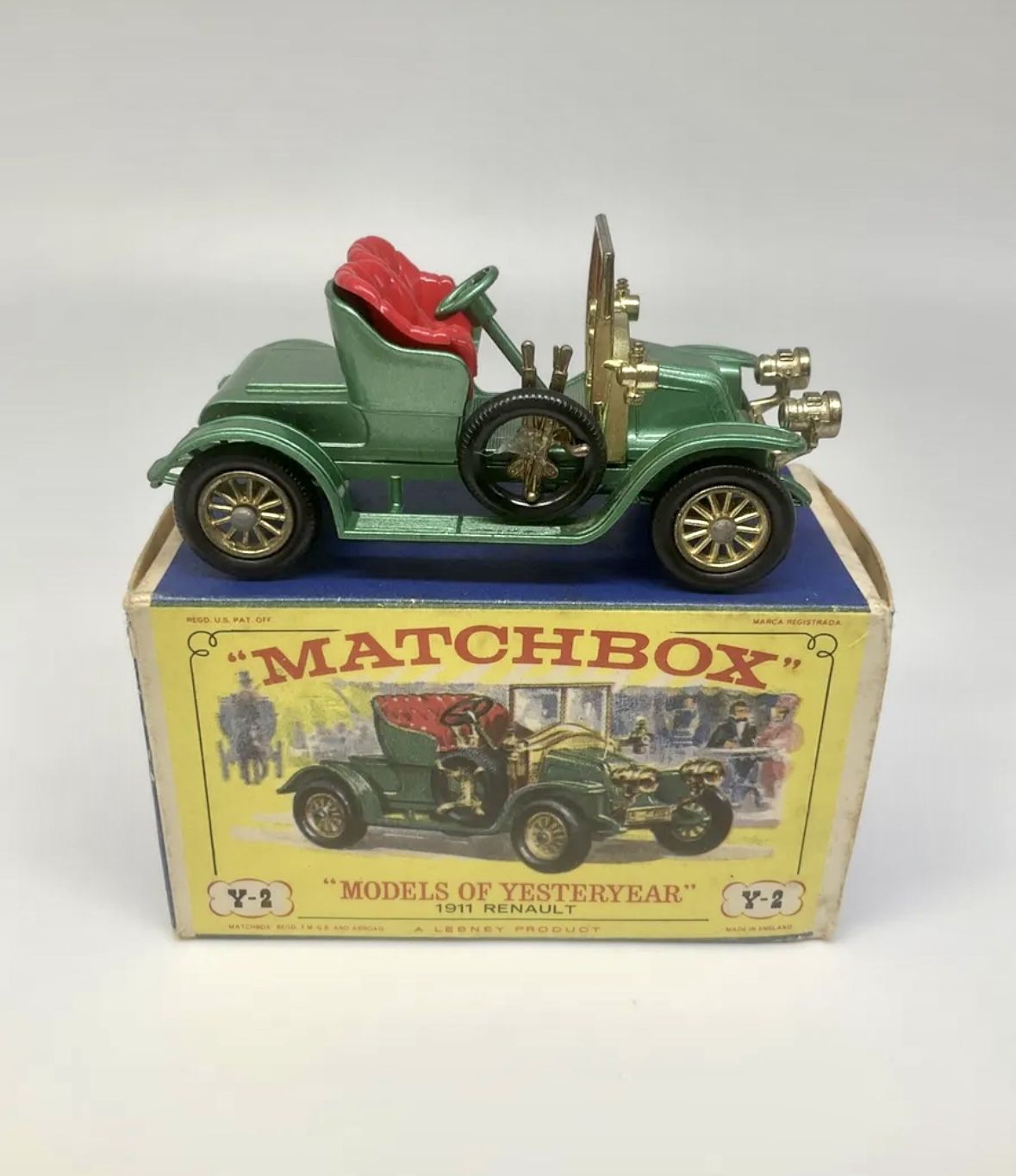 Vintage Matchbox Models Of Yesteryear Y-2 1911 Renault