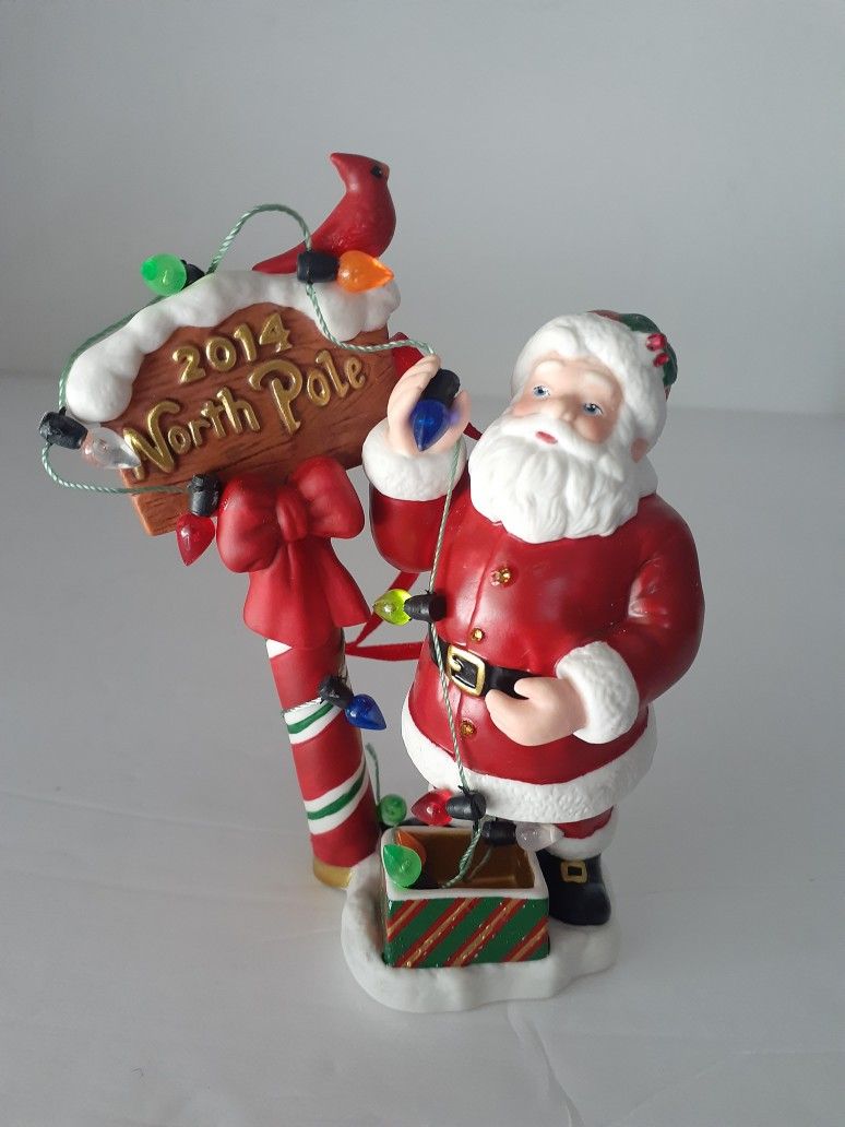 Danbury Mint 2014 Annual Santa Clause Ornament New In Box