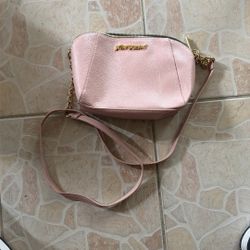 Betsey Johnson Crossbody Bag – Light Pink Purse
