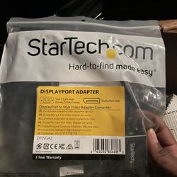 DisplayPort to VGA Adapter - Active DP to VGA Converter - 1080p Video Adapter