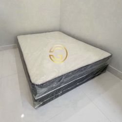 NEW Mattress Queen Size Regular With Box Spring // Offer  🚚
