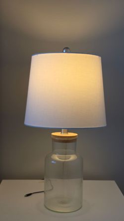Fillable Table Lamps, Set of 2, Glass Base. Customize Your Style!