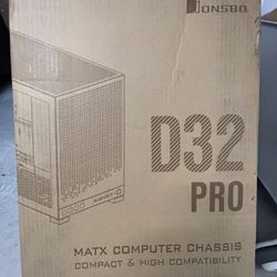 Jonsbo D32 PRO Matx Pc Gaming case, New