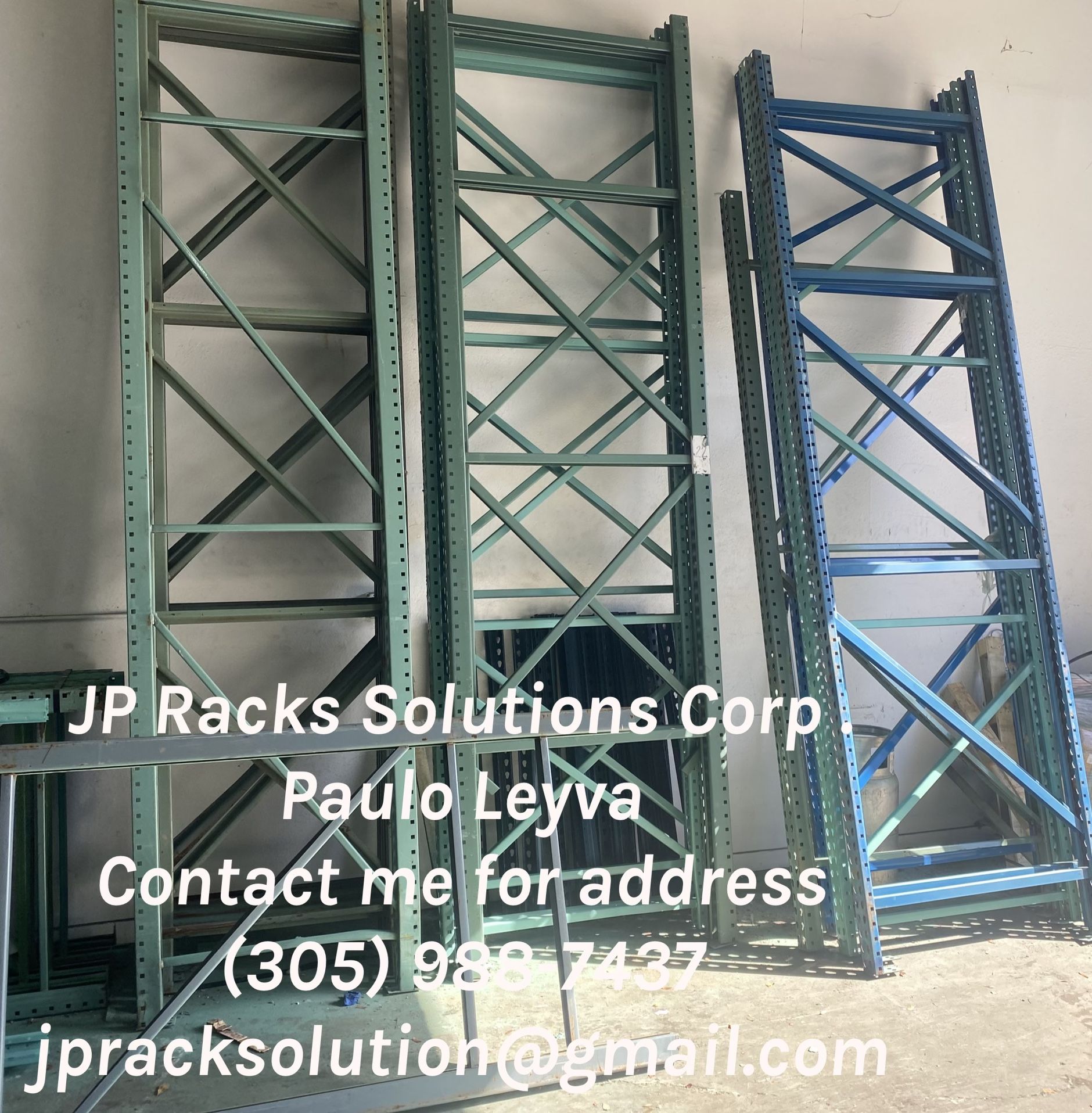 Pallet Racks Upright Beams Wire Decks Warehouse Shelving Business equipment