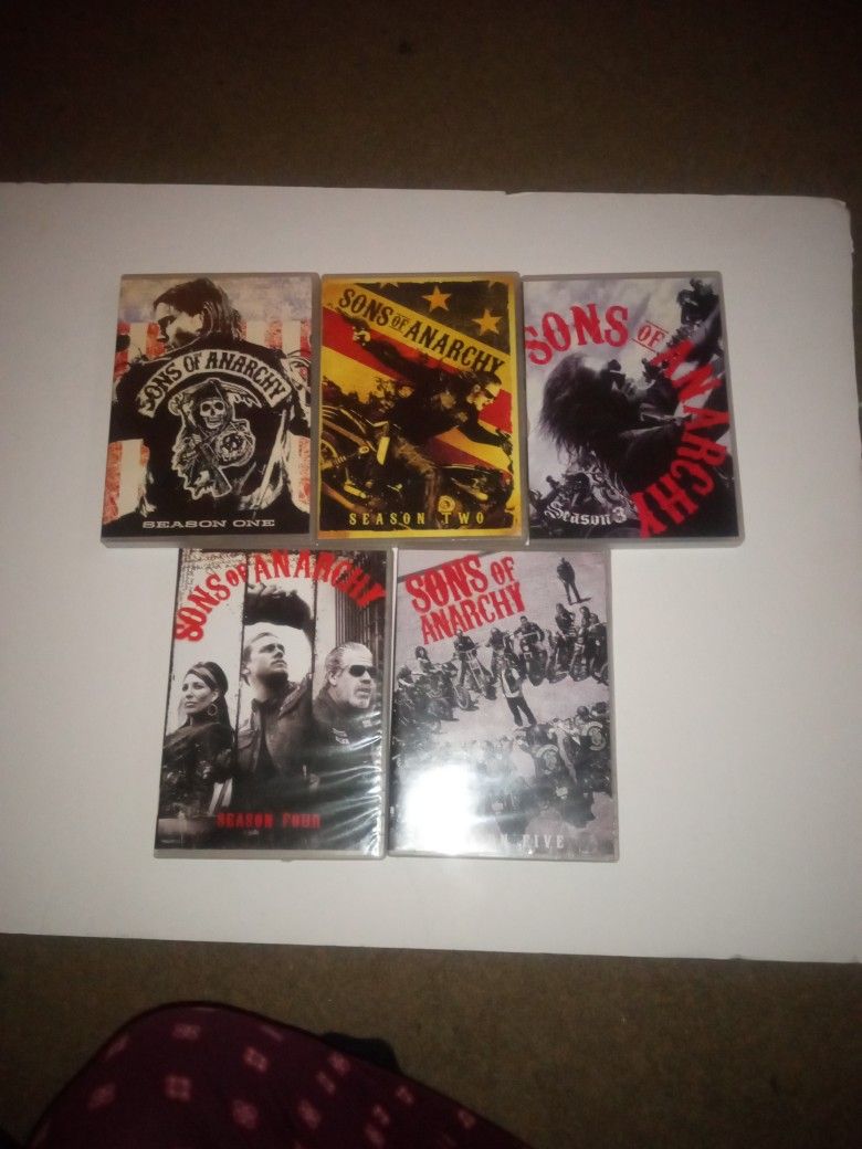 Season 1-5 Son Of Anarchy