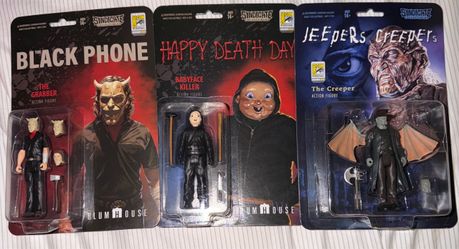 Jeepers Creepers & Happy Death Day & Black Phone Syndicate Collectibles SDCC Exclusive Horror Action Figure