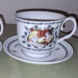 Disney’s Alice in Wonderland Teacup & Saucer Set-$25.00 EA/$40.00 For BOTH