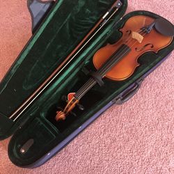 Violin with case