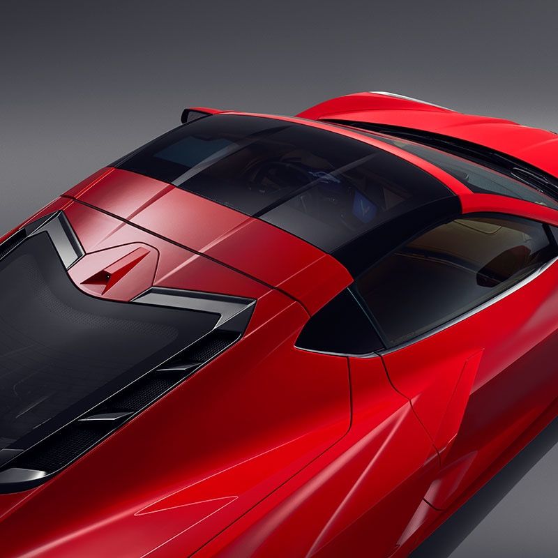 OEM - C8 Corvette Z06 | Transparent Roof Panel | Fabric Upper Interior