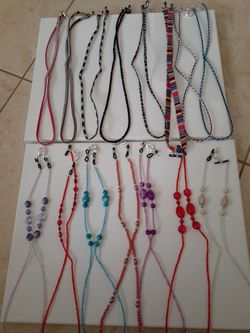 Necklace type mask holder with lobster clasp