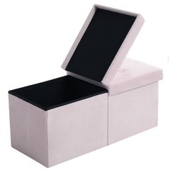 Pink Ottoman/Storage
