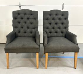 2 upholstered chairs
