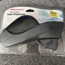 Office Depot Automatic Hand-Held Tape Dispenser W/Tape (refill W/ 3/4” STD Tape)
