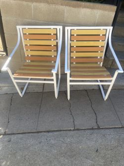 MCM Vintage 60’s70’s Samsonite Sunset Collection 2 Chairs 2
