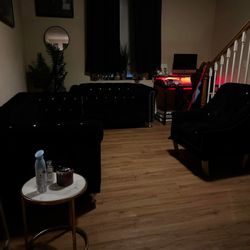 Black 2 Piece Couch 