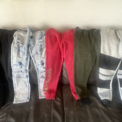 Lot Of 5 Boys Large Pants Joggers