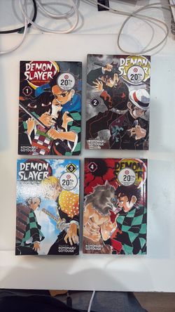 Demon Slayer books 1-4