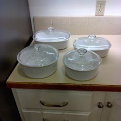 Corningware Covered Casserole Dishes $5 each