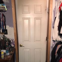 6 Panel Interior Door 28” X 80” 