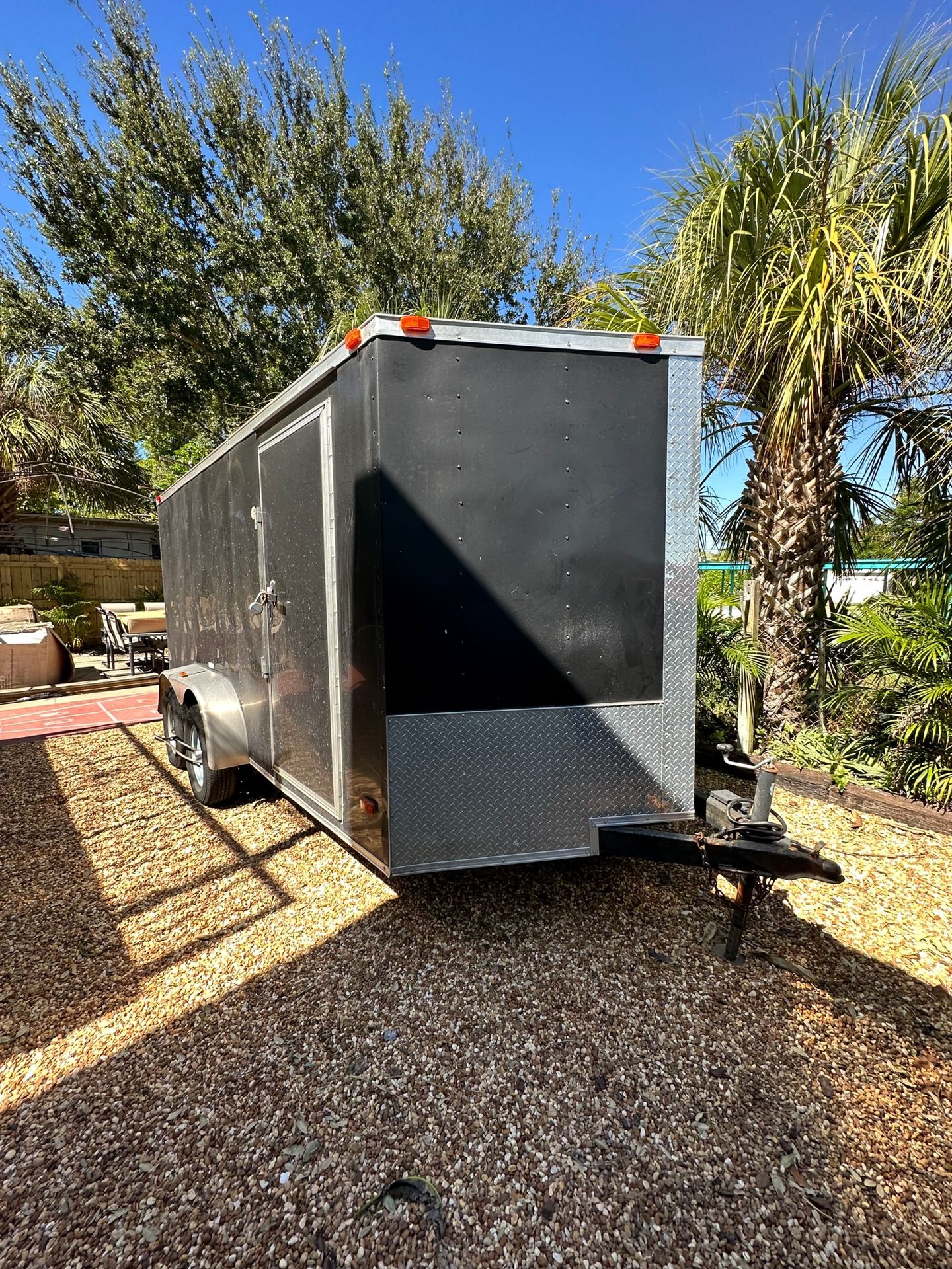 2017 Custom FREEDOM TRAILER 7X14 7K CARGO WITH RAMP DOOR