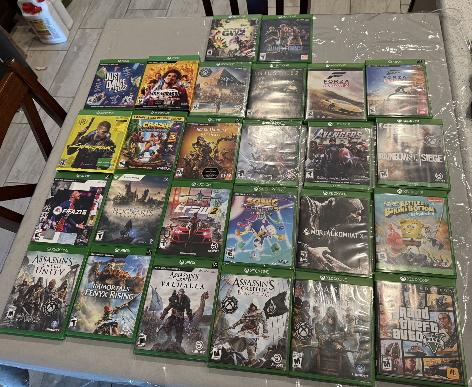 26 Xbox Game Bundle Lot