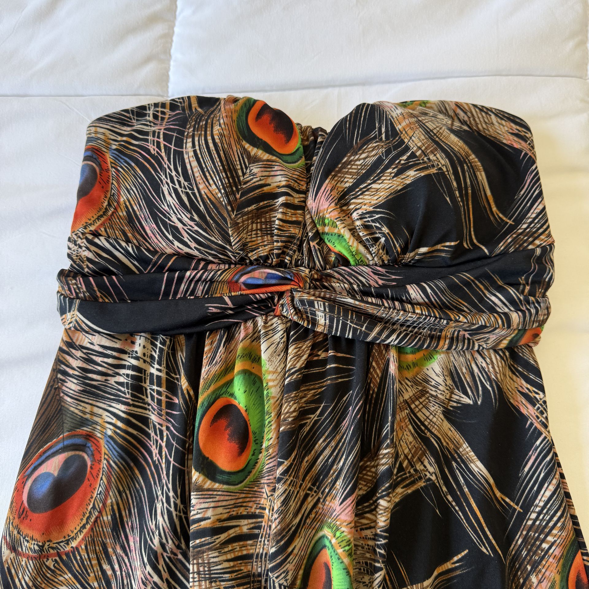 knee length dresses for ladies A Moment in Time Corset Flutter Dress S main image 1
