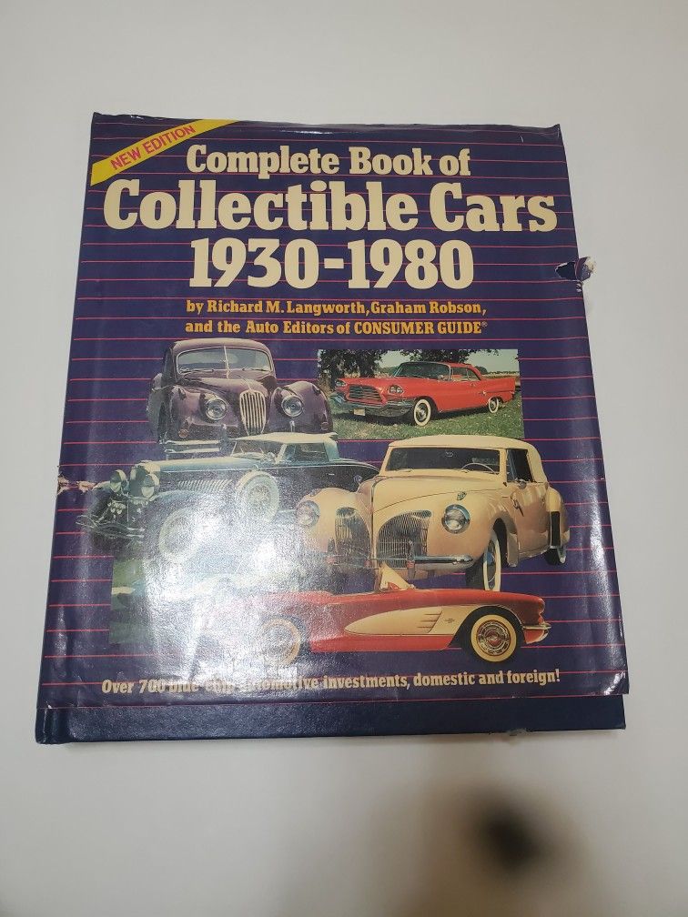 Hardcover Complete Book Of Collectible Cars 1(contact info removed)