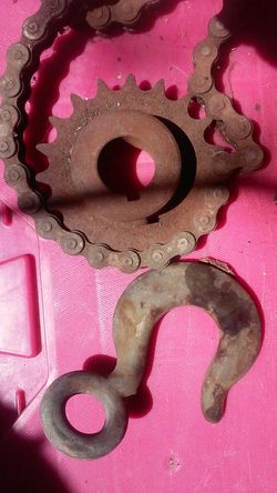 Heavy chain and sprocket
