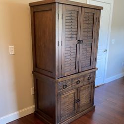 Gorgeous Solid Wood Chest, Entertainment Center, Or Armoire! REDUCED!!