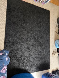 Black rug