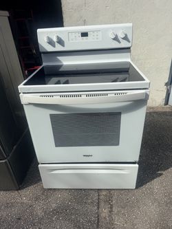 Whirlpool stove white