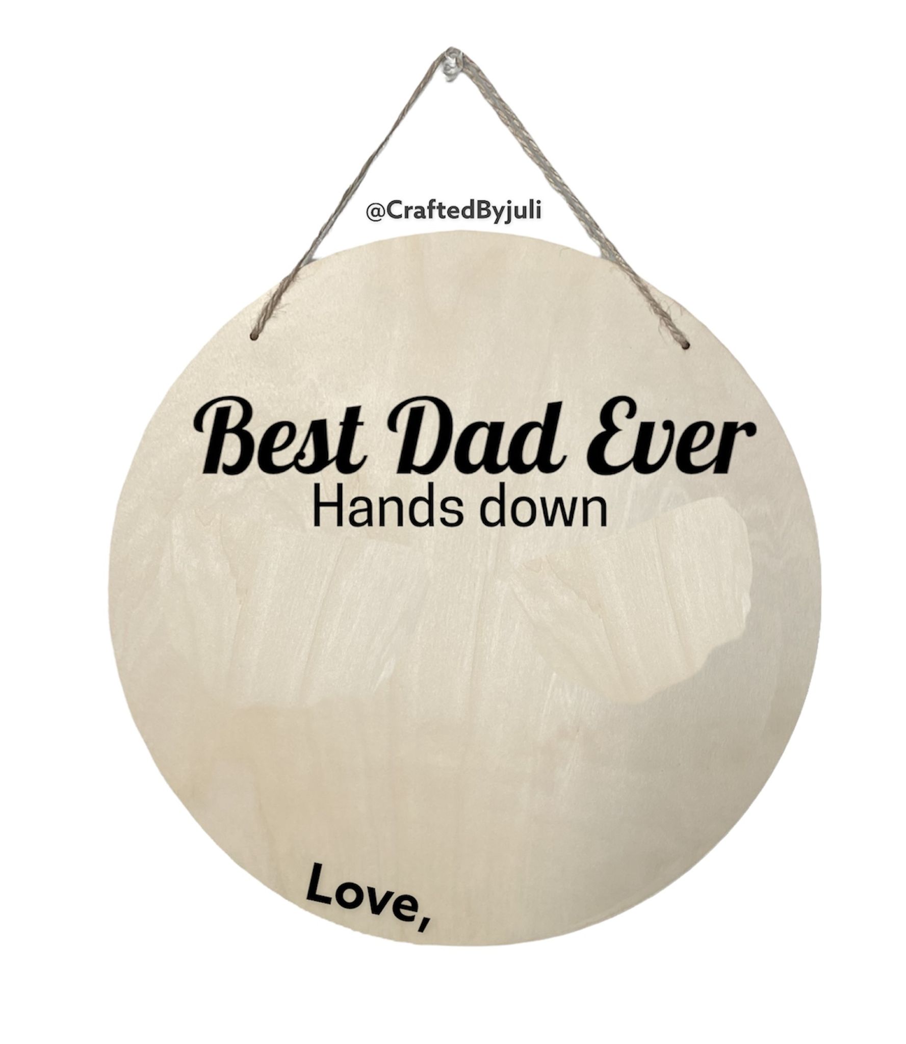 Personalized Best Dad Ever / Father’s Day Gift