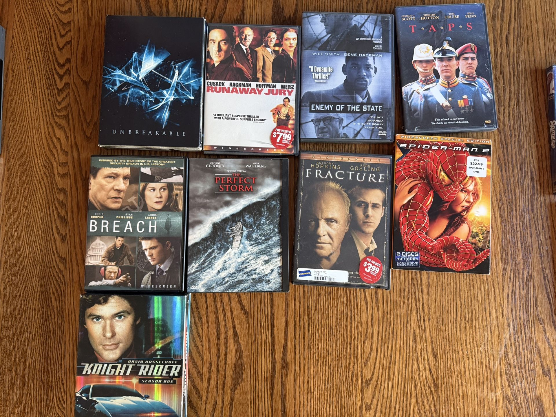 7 DVD Movies And 4-DVD Set For Knight Rider 1st season