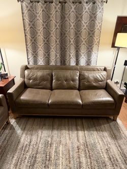 Leather couches - Sofa, love seat, & chair