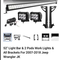 Jeep Wrangler, Sahara, Rubicon Light bar