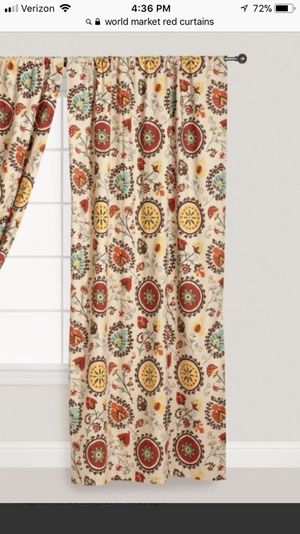 World Market Suzani Curtains For Sale In Arvada Co Offerup