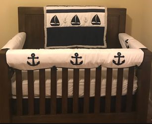 Solid Wood Convertible Crib/Toddler Bed/Full Size Bed With Conversion Kits - $499