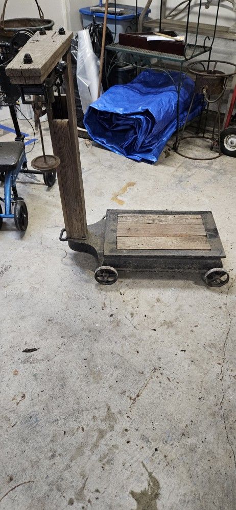 However Antique Platform Scale