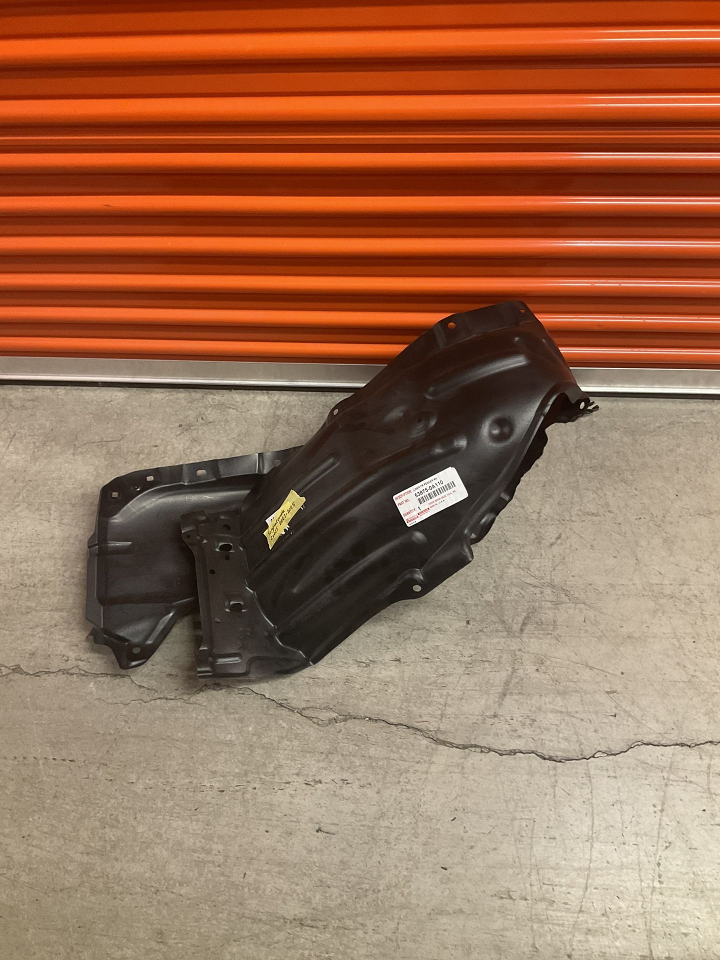 Toyota Corolla Cross 2022-2025 Fender liner RH passenger OEM New
