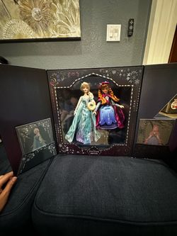 2023 Disney Limited Edition 17" Doll Set- ELSA & ANNA of FROZEN 10TH ANNIVERSARY