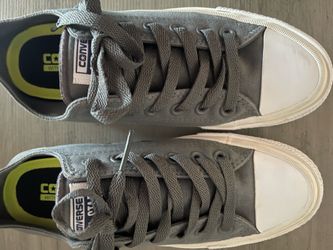 Converse Low-Top Dark Gray Lunarlon Chuck Taylor II Canvas Sneakers Sz 7