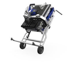 KOBALT 10-in 15 amp wet sliding table tile saw withstand