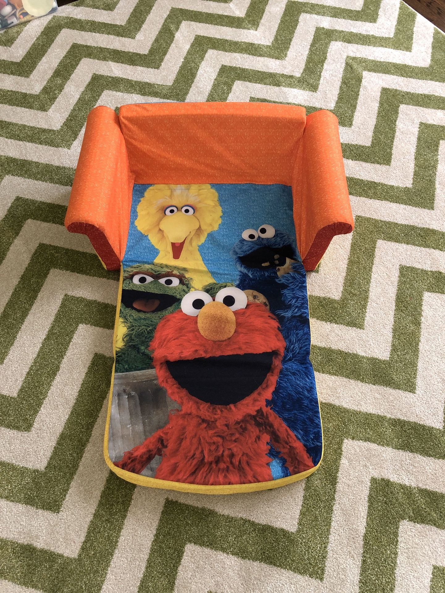 Elmo Sesame Street kids / toddler chair bed