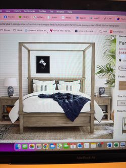 Pottery Barn Farmhouse Collection King size bed collection