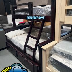 Pine Bunk Bed Twin Full 🚚